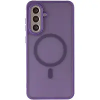 Чохол Накладка Bloom MagSafe Samsung A356 (A35 5G) Фиолетовая