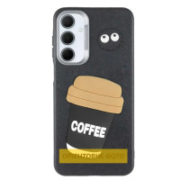 Чохол накладка Leather Toys Xiaomi Redmi 14C/ Poco C75 Cofee/ Рожева