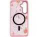 Чохол Накладка Flush MagSafe Samsung S24 (S921) /S25 (S931) Рожева (Baby Pink)