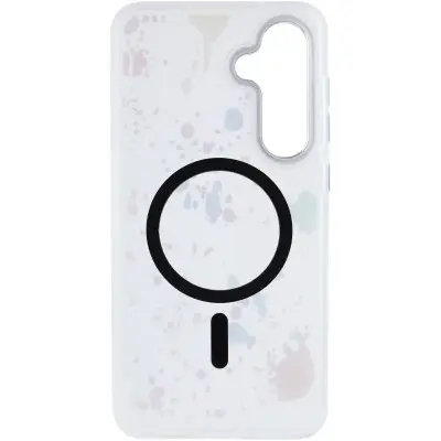 Чехол Накладка Flush MagSafe Samsung S24 (S921) /S25 (S931) Белая