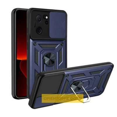 Чохол накладка Serge Ring Camshield Xiaomi Redmi Note 12 4G Синя