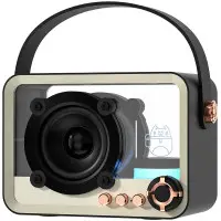 Колонка Bluetooth QD05 Retro Чорна