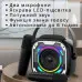 Портативное караоке колонка Bluetooth V11+2 микрофона Black, Черный