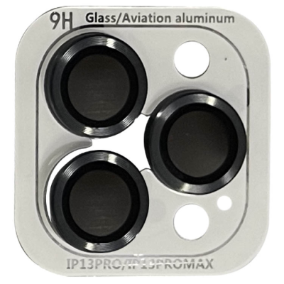 Защитное стекло на камеру Metal iPhone 13 Pro/13 Pro Max Темно-серое