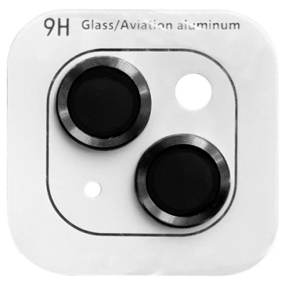 Защитное стекло на камеру Metal iPhone 14/14 Plus Черное