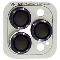 Захисне скло на камеру Metal iPhone 14 Pro/14 Pro Max Темно-фіолетове Захисне скло на камеру Metal iPhone 14 Pro/14 Pro Max Темно-фіолетове