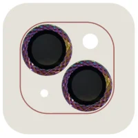 Захисне скло на камеру Metal Shine iPhone 13/13 mini Бузкове/ Rainbow Захисне скло на камеру Metal Shine iPhone 13/13 mini Бузкове/ Rainbow