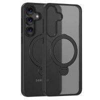 Чохол Накладка Colorfull HQ Ring MagSafe Samsung S24 (S921) Чорна