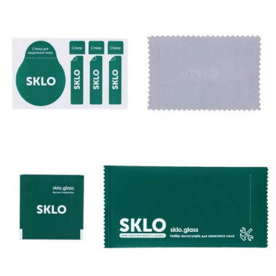 Захисне скло SKLO 3D OPPO A60 4G/ A3/ A3x/ A5/ A5x Чорне