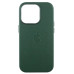 Чохол Накладка Leather Case with MagSafe iPhone 15 Pro Max Зелена Green (AAA Animation)