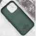 Чехол Накладка Leather Case with MagSafe iPhone 15 Pro Max Зелена Green (AAA Animation)