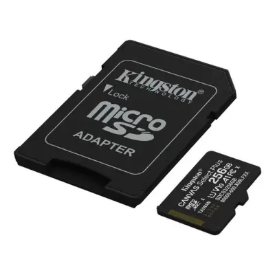 Карта пам'яті Micro SD 256Gb Kingston Canvas Gen3 (UHS-1) (R-150Mb/s)