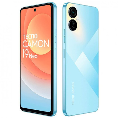 Смартфон TECNO CAMON 19 NEO CH6i 6/128 NFC Ice Mirror (Mirror Blu), Синий