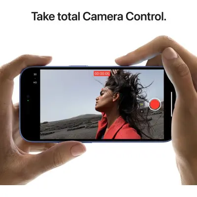 Смартфон Apple iPhone 16 256Gb Black, Черный (Б/У) (Идеальное состояние)