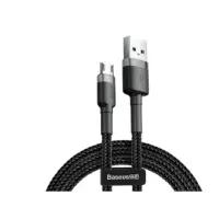 Кабель дата Baseus Cafule microUSB 3м Чёрно-серый