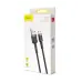 Кабель дата Baseus Cafule microUSB 3м Чёрно-серый
