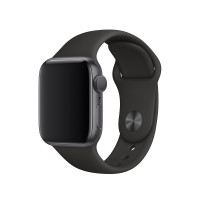 Ремешок STR Sport Band для Apple Watch 42мм Силикон Черный