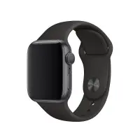 Ремешок STR Sport Band для Apple Watch 42мм Силикон Черный