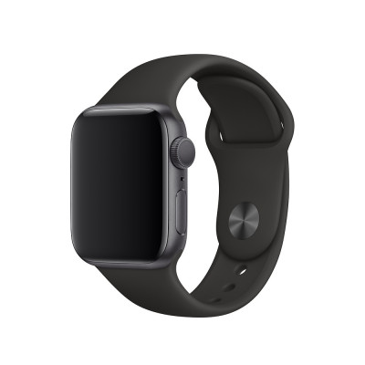 Ремінець STR Sport Band для Apple Watch 42мм Силікон Чорний