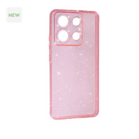 Чехол накладка Clear Shine Xiaomi Redmi Note 13 Pro 4G Розовая