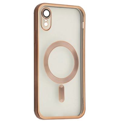 Чехол накладка Shining Camera MagSafe iPhone XR Desert Titanium