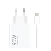 Сетевое зарядное устройство Xiaomi 90W HyperCharge + Кабель Type-C White, Белый