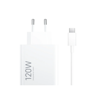 Сетевое зарядное устройство Xiaomi 120W HyperCharge + Кабель Type-C White, Белый