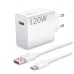 Мережевий зарядний пристрій Xiaomi 120W HyperCharge + Кабель Type-C White, Білий