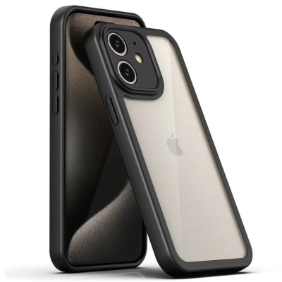 Чохол накладка Transparent + Color 1.5mm iPhone 11 Чорна
