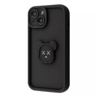 Чехол накладка Pretty iPhone 13 Медведь/Черная Чехол накладка Pretty iPhone 13 Медведь/Черная