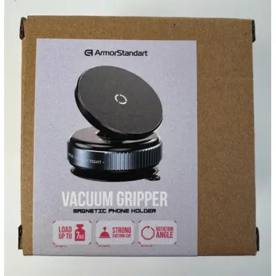 Автотримач Armorstandart Vacuum Gripper Чорний