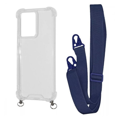 Чехол накладка Wave Strap Xiaomi Redmi Note 13 4G Синий