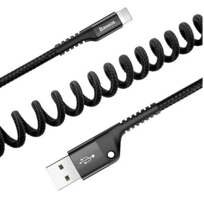 Кабель дата Baseus Fish Eye Lightning 1м Черный