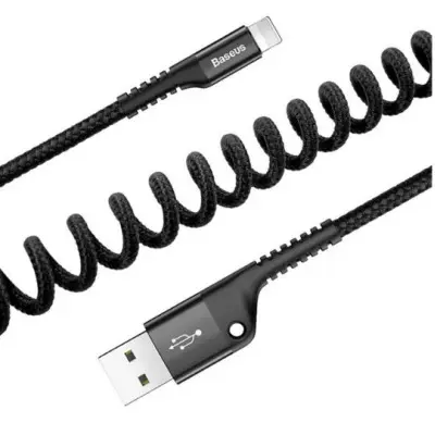 Кабель дата Baseus Fish Eye Lightning 1м Чорний