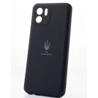 Чехол накладка SOFT Тризуб Xiaomi Redmi 12C Черная