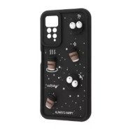 Чохол накладка Pretty Things Xiaomi Redmi Note 11 Pro / Redmi Note 12 Pro 4G Чорна/ Кава Чохол накладка Pretty Things Xiaomi Redmi Note 11 Pro / Redmi Note 12 Pro 4G Чорна/ Кава