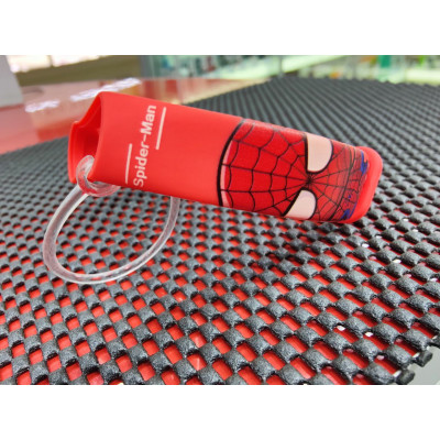 Ремешок Принт Mi Band 3/4  Spiderman / Красный