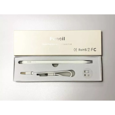 Стілус Ручка універсальний Stylus pen Superfine, White, Білий