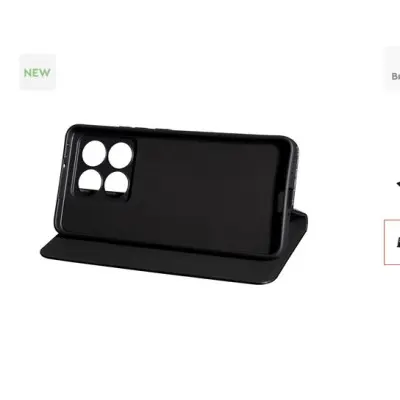 Книжка Carbon Xiaomi Redmi Note 14 4G Чорна