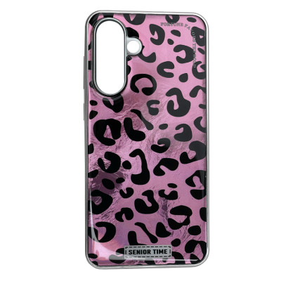Чехол Накладка Leopard Samsung A366 (A36 5G) Розовая
