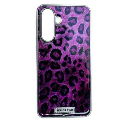 Чохол Накладка Leopard Samsung A366 (A36 5G) Фіолетова