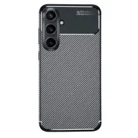Чехол Накладка Carbon Samsung S721 S24 FE Черная