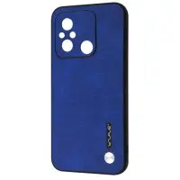 Чохол накладка Wave Leather Xiaomi Redmi 12C Синя