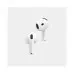 Беспроводные наушники Apple AirPods 4 HC, Белые