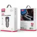 Автомобильное зарядное устройство  XO CC52 2USB + кабель Type-C Grey, Серый