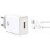 Сетевое зарядное устройство XO L93 Lightning 1USB 2.4A White, Белый