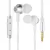 Провідні вакуумні навушники Remax RM-610D Earphone Silver, сірий