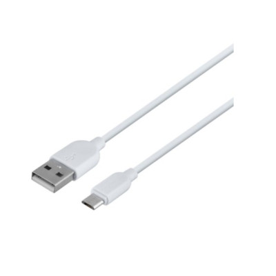 Мережевий зарядний пристрій Borofone 2USB BA58A 2.4A+ MicroUSB Білий