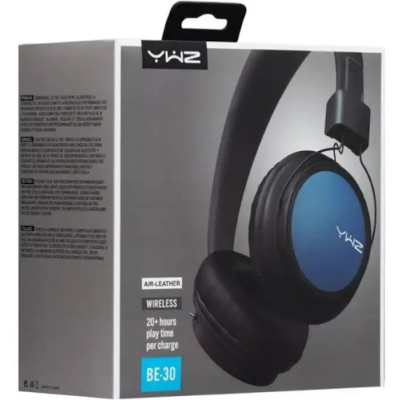 Безпровідні повнорозмірні Bluetooth-навушники YWZ BE30 Blue, сині