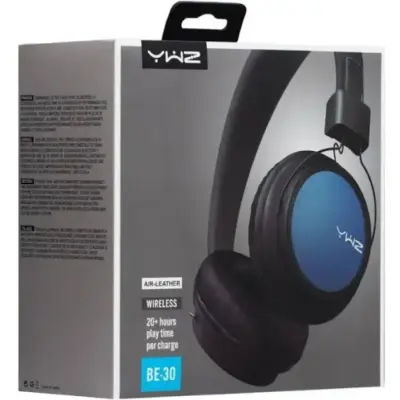 Беспроводные полноразмерные Беспроводные наушники YWZ BE30 Blue, синие